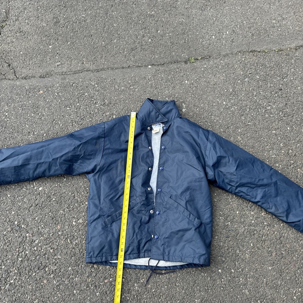 Vintage Swingster Nylon Jacket‎ IH Blue MADE IN USA Unlined Men's